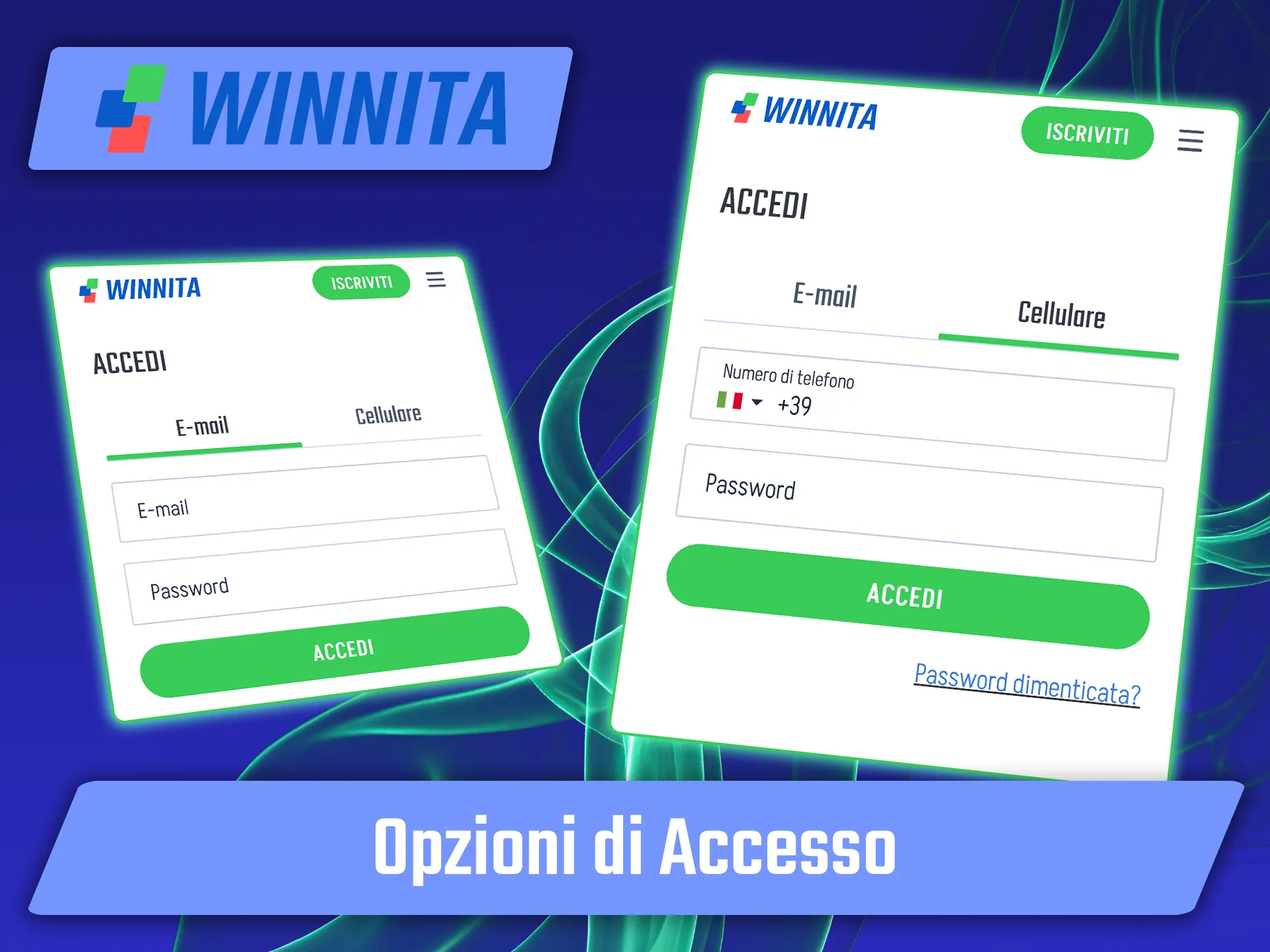 Scopri le diverse modalità per entrare nel tuo profilo utente su Winnita.