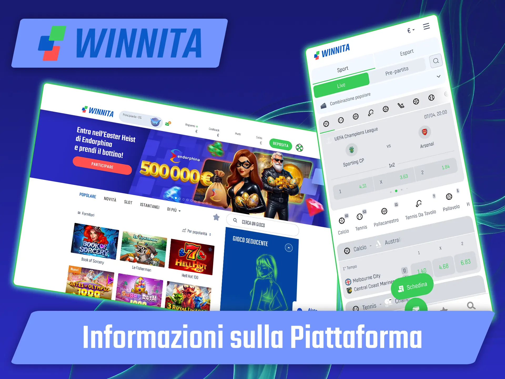 Scopri tutte le funzionalità della piattaforma Winnita.