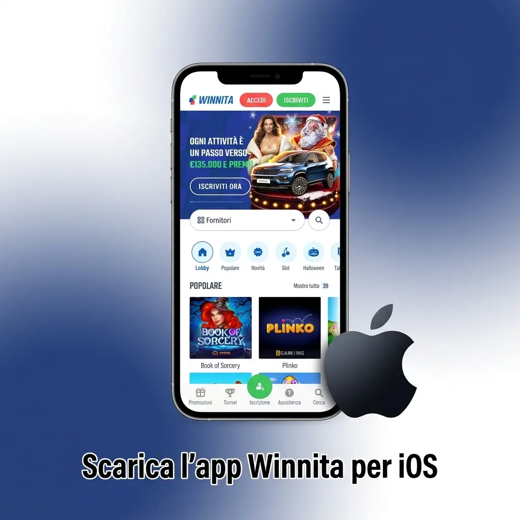 Guida per scaricare l'app Winnita su iPhone iOS, aggiungere icona alla schermata Home in pochi passi